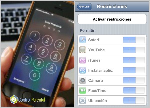 Restricciones iphone clave
